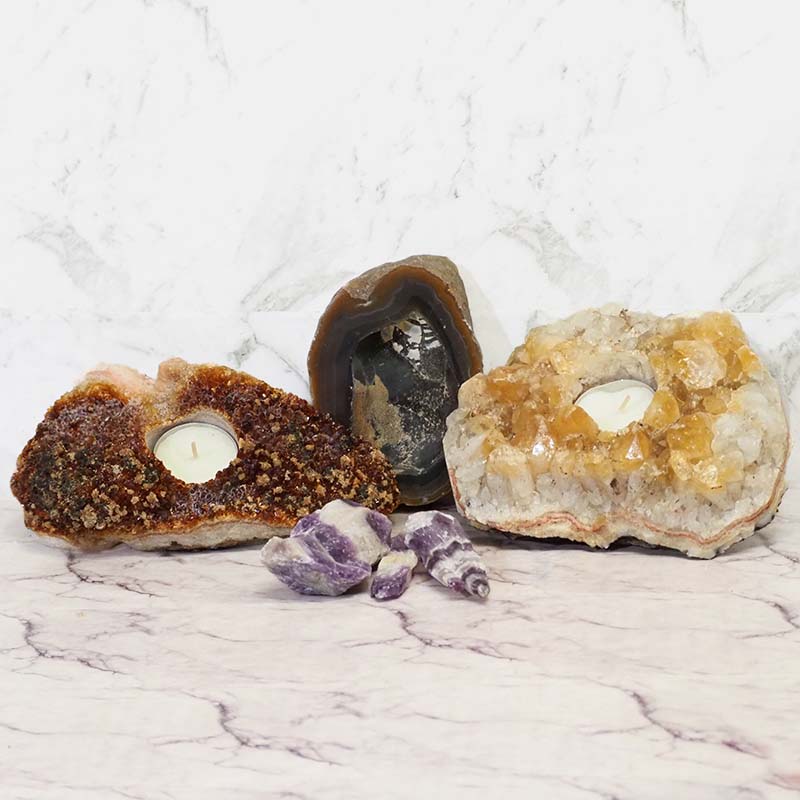2.82Kg Crystal Balancing Set J791 3 Crystal Balancing Set J791 | Himalayan Salt Factory