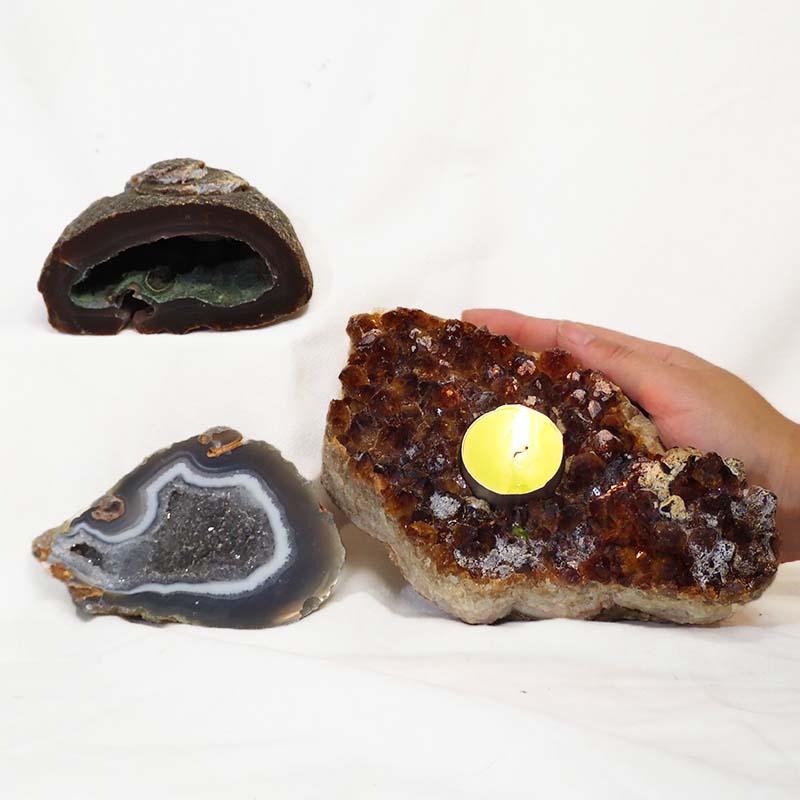 2.34Kg Crystal Energy Set J794 4 Crystal Energy Set J794 | Himalayan Salt Factory