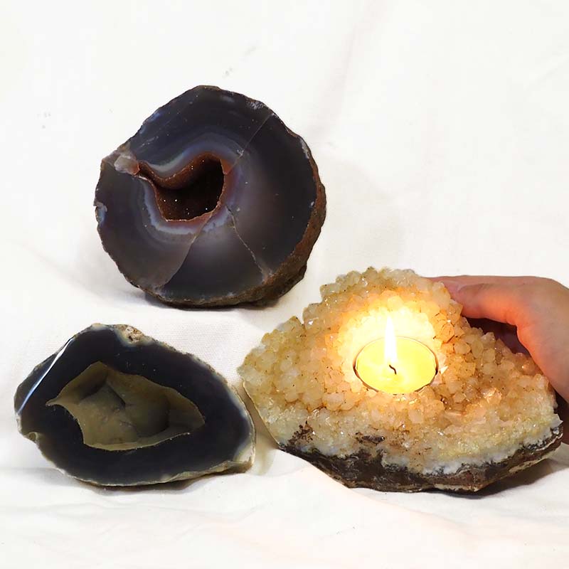 2.48Kg Crystal Energy Set J799 4 Crystal Energy Set J799 | Himalayan Salt Factory