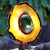 0.33Kg Natural Agate Plate J756 2 Natural Agate Plate J756 | Himalayan Salt Factory