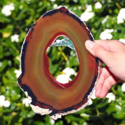 0.33Kg Natural Agate Plate J756 5 Natural Agate Plate J756 | Himalayan Salt Factory