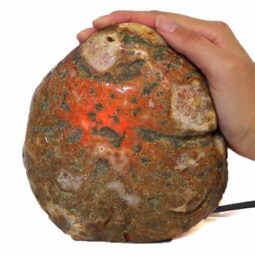 2.2Kg River Agate Crystal Lamp with Marble Base J722 5 River Agate Crystal Lamp J722 | Himalayan Salt Factory