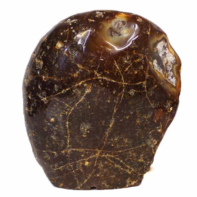 3.8kg River Agate Crystal Lamp with Marble Base J727 3 River Agate Crystal Lamp J727 | Himalayan Salt Factory
