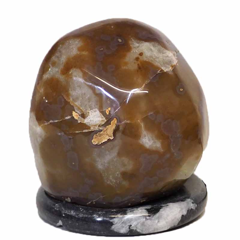 3kg River Agate Crystal Lamp with Marble Base J728 3 River Agate Crystal Lamp J728 | Himalayan Salt Factory