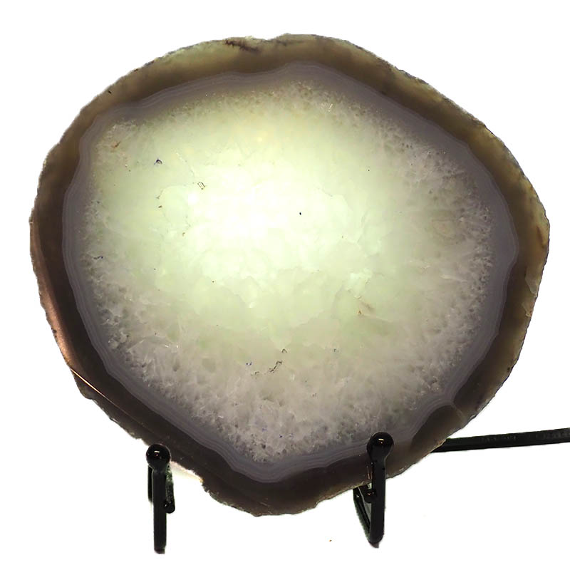 1.1kg Thick Sliced Brazilian Crystal Agate Lamp CF850 4 Sliced Brazilian Crystal Agate Lamp CF850-2