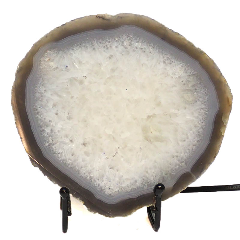 1.1kg Thick Sliced Brazilian Crystal Agate Lamp CF850 3 Sliced Brazilian Crystal Agate Lamp CF850