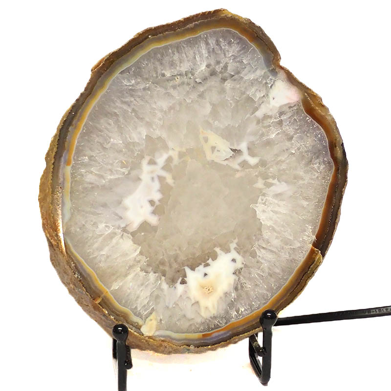 1.3kg Thick Sliced Brazilian Crystal Agate Lamp CF854 3 Sliced Brazilian Crystal Agate Lamp CF854 | Himalayan Salt Factory
