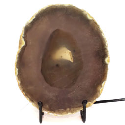 Sliced Brazilian Crystal Agate Lamp CF855 | Himalayan Salt Factory