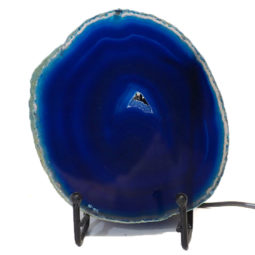 Sliced Brazilian Crystal Agate Lamp J610 | Himalayan Salt Factory