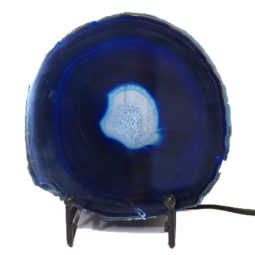 Sliced Brazilian Crystal Agate Lamp J611 | Himalayan Salt Factory