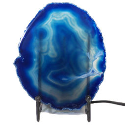 Sliced Brazilian Crystal Agate Lamp J619-2 | Himalayan Salt Factory