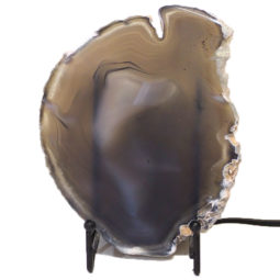 Sliced Brazilian Crystal Agate Lamp J622 | Himalayan Salt Factory