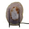 Sliced Brazilian Crystal Agate Lamp J635 | Himalayan Salt Factory