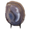 0.34Kg Sliced Brazilian Crystal Agate Lamp J754 1 Sliced Brazilian Crystal Agate Lamp J754 | Himalayan Salt Factory