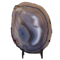 Sliced Brazilian Crystal Agate Lamp J754 | Himalayan Salt Factory
