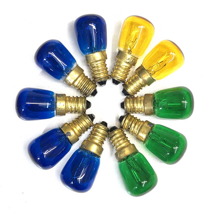 15w Colour Bulbs 10 Pack(5Blue 3Green 2Yellow) (220-240V) 4 15w Colour Bulbs 10 Pack(5Blue 3Green 2Yellow) (220-240V)