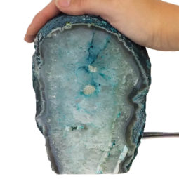 1.92Kg Agate Crystal Lamp J948 8 Agate Crystal Lamp J948 | Himalayan Salt Factory