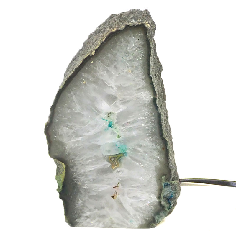 1.73Kg Agate Crystal Lamp J951 3 Agate Crystal Lamp J950 | Himalayan Salt Factory