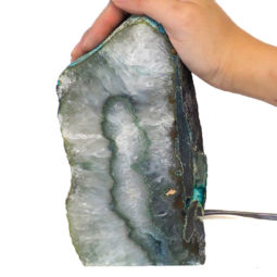 Agate Crystal Lamp J951 | Himalayan Salt Factory
