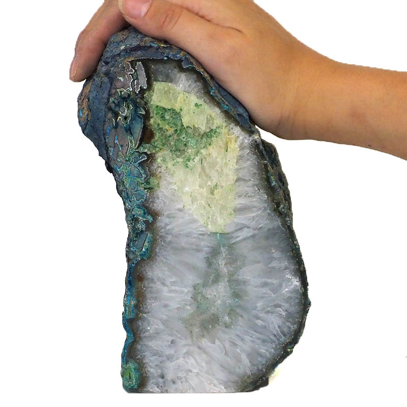 2.1Kg Agate Crystal Lamp J953 5 Agate Crystal Lamp J9523| Himalayan Salt Factory