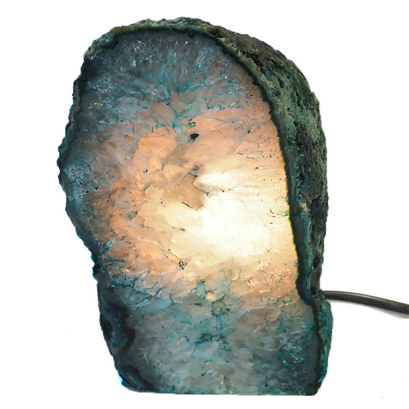 2.05Kg Agate Crystal Lamp J955 4 Agate Crystal Lamp J955 | Himalayan Salt Factory