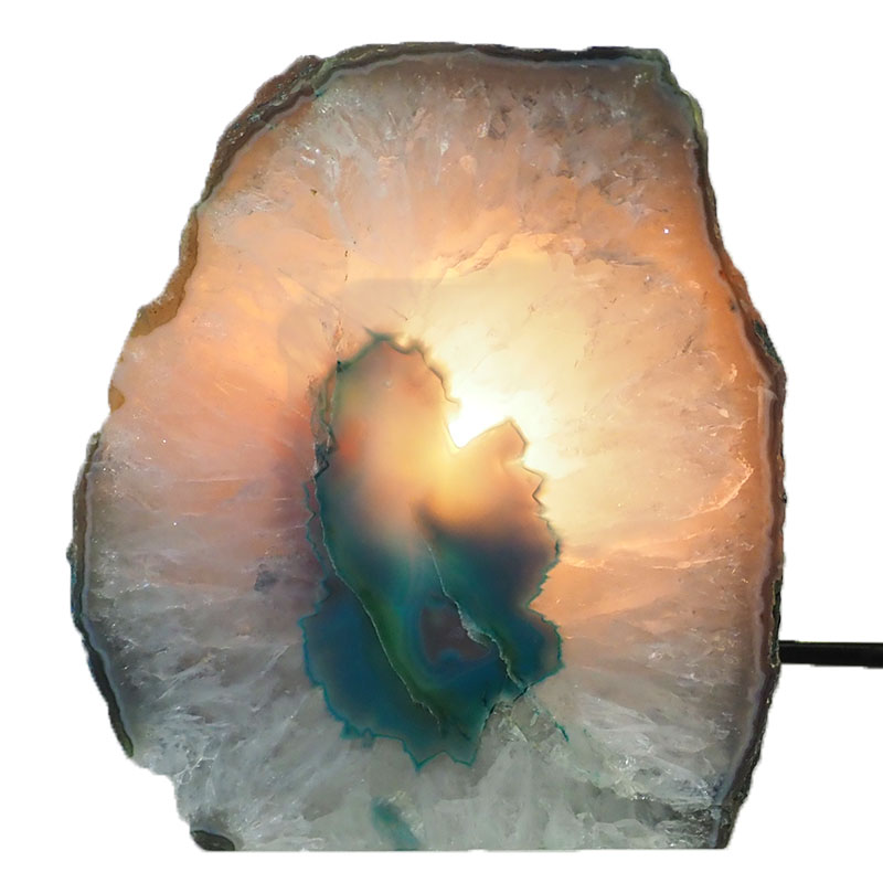 2.53Kg Agate Crystal Lamp J958 4 Agate Crystal Lamp J958 | Himalayan Salt Factory