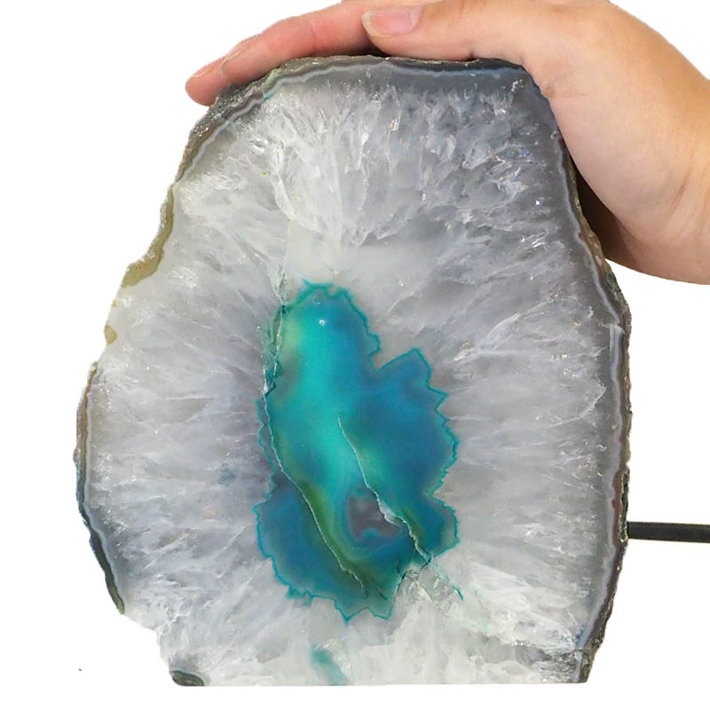 2.53Kg Agate Crystal Lamp J958 5 Agate Crystal Lamp J958 | Himalayan Salt Factory