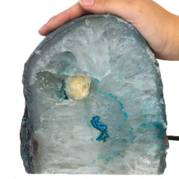 3.25Kg Agate Crystal Lamp J960 8 Agate Crystal Lamp J960 | Himalayan Salt Factory