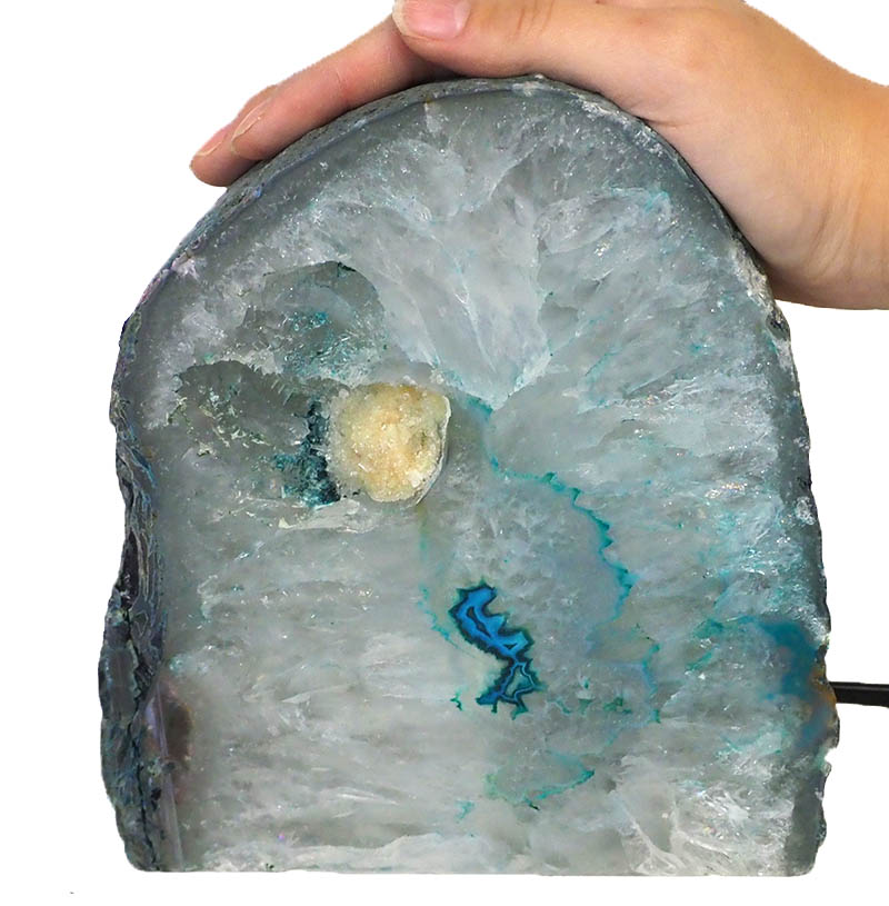 3.25Kg Agate Crystal Lamp J960 5 Agate Crystal Lamp J960 | Himalayan Salt Factory