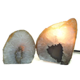 2.2Kg Agate Crystal Lamp with Agate Crystal Tealight Holder J903 9 Agate Crystal Lamp with Agate Crystal Tealight holder J903 | Himalayan Salt Factory |