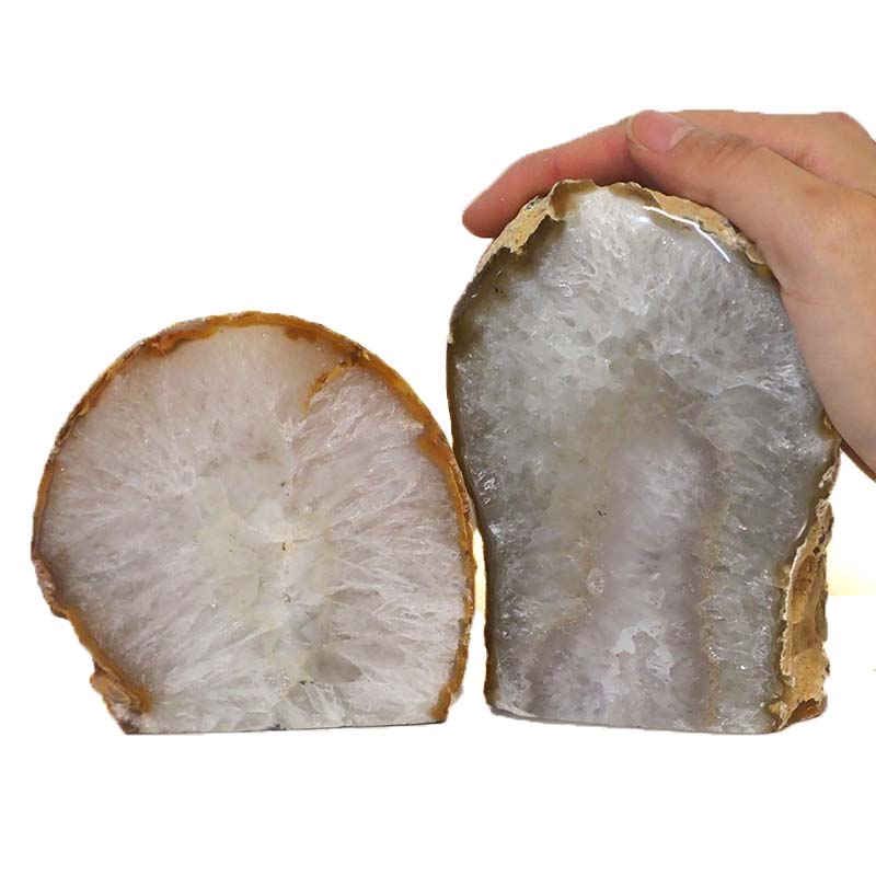 1.38Kg Agate Crystal Lamp with Agate Crystal Tealight Holder J904 5 Agate Crystal Lamp with Agate Crystal Tealight holder J904 | Himalayan Salt Factory