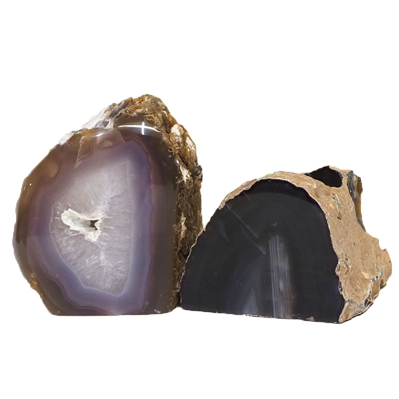 2.71Kg Agate Crystal Lamp with Agate Crystal Tealight Holder J905 3 Agate Crystal Lamp with Agate Crystal Tealight holder J905 | Himalayan Salt Factory