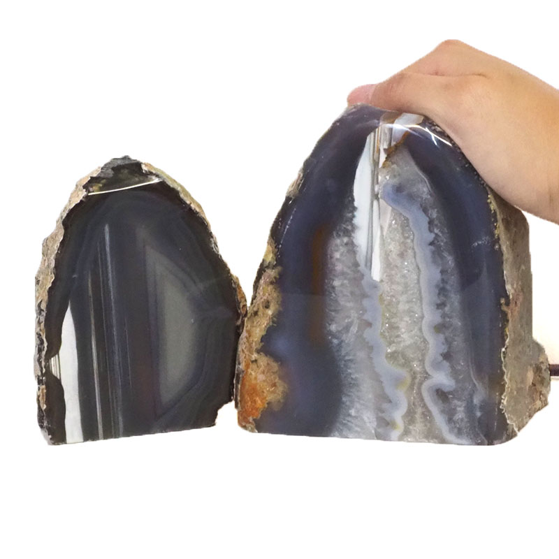 1.87Kg Agate Crystal Lamp with Agate Crystal Tealight Holder J909 5 Agate Crystal Lamp with Agate Crystal Tealight holder J909 | Himalayan Salt Factory