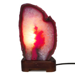 Agate Crystal Lamp with Base S494 | Himalayan Salt Factory