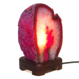 Agate Crystal Lamp with Base S494 9 Agate Crystal Lamp with Base S494 | Himalayan Salt Factory