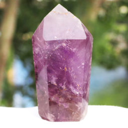 Natural Amethyst Crystal Point J805 | Himalayan Salt Factory
