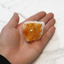 Citrine Tray - 24 Piece 7 Citrine Tray | Himalayan Salt Factory