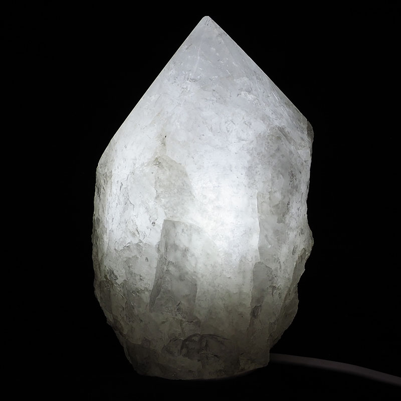 Clear Quartz Point Lamp (220-240V) 3 Clear Quartz Point Lamp | Himalayan Salt Factory