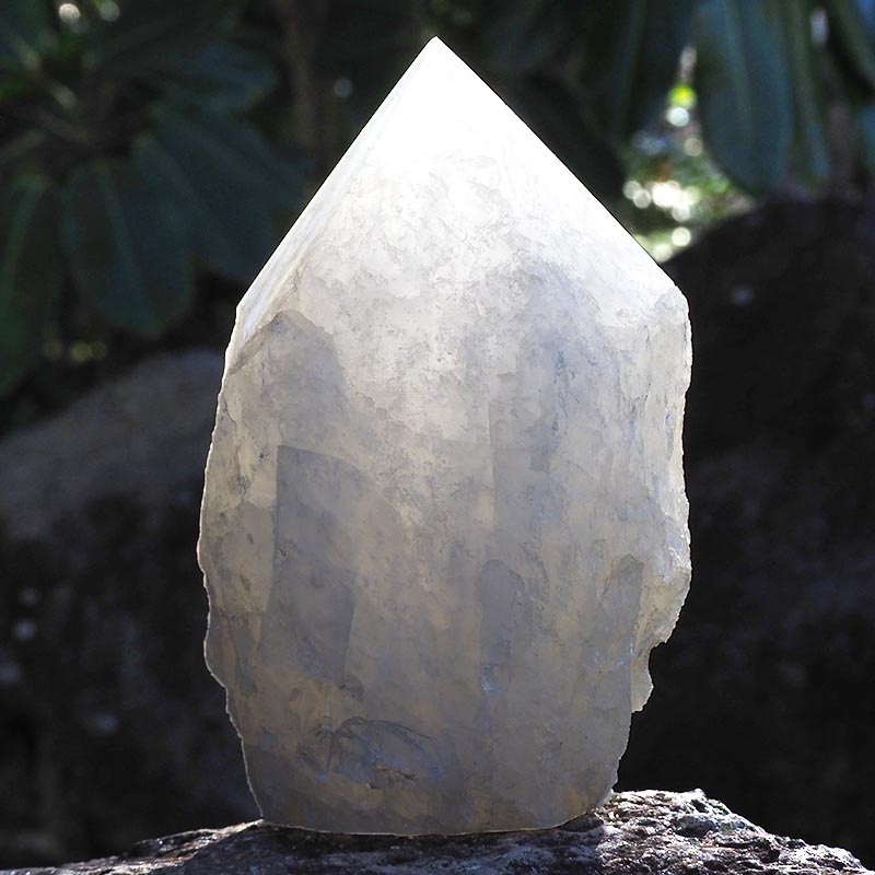 Clear Quartz Point Lamp (220-240V) 8 Clear Quartz Point Lamp | Himalayan Salt Factory