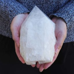 Clear Quartz Point Lamp (220-240V) 12 Clear Quartz Point Lamp | Himalayan Salt Factory