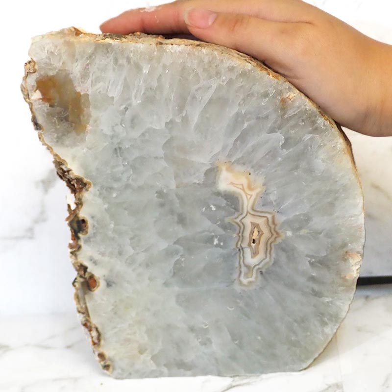 2.9Kg Natural Agate Crystal Lamp J938 5 Natural Agate Crystal Lamp J938 | Himalayan Salt Factory