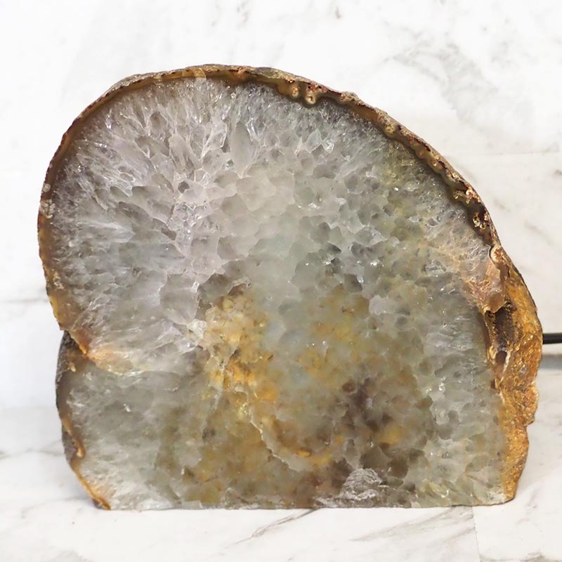 2.85Kg Natural Agate Crystal Lamp J939 3 Natural Agate Crystal Lamp J939 | Himalayan Salt Factory