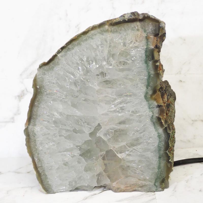 3.2Kg Natural Agate Crystal Lamp J940 3 Natural Agate Crystal Lamp J940 | Himalayan Salt Factory
