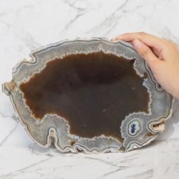 1.9Kg Natural Agate Crystal Plate J900 5 Natural Agate Crystal Plate J900 | Himalayan Salt Factory