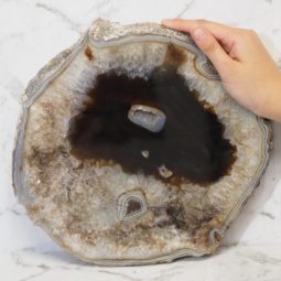 2.35Kg Natural Agate Crystal Plate J902 5 Natural Agate Crystal Plate J902 | Himalayan Salt Factory