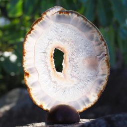 Natural Agate Plate J842 | Himalayan Salt Factory