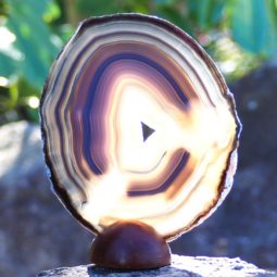 0.23Kg Natural Agate Plate J843 6 Natural Agate Plate J843 | Himalayan Salt Factory