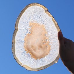 Natural Agate Plate J846 | Himalayan Salt Factory