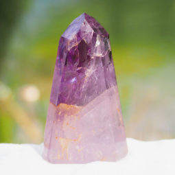 Natural Amethyst Crystal Point J810 | Himalayan Salt Factory