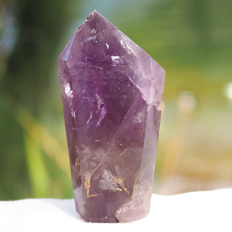 Natural Amethyst Crystal Point J815 3 Natural Amethyst Crystal Point J815 | Himalayan Salt Factory